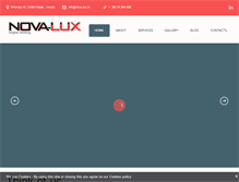 Tablet Screenshot of nova-lux.hr